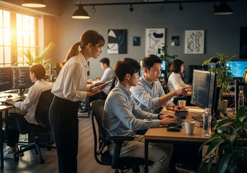 洗練された店舗空間